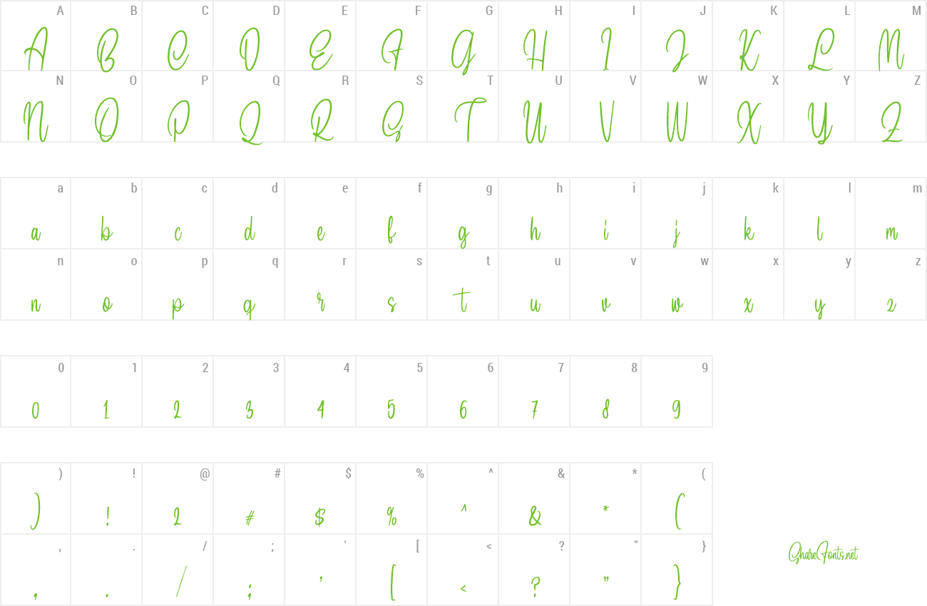 Font Septillion Script preview